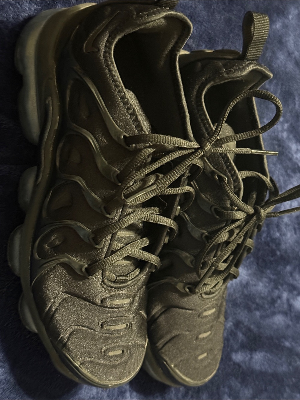 Women’s Size 8 Nike Air Max Black Cushioned Bubble-Sole Sneakers Sculpted Upper - Picture 9 of 10